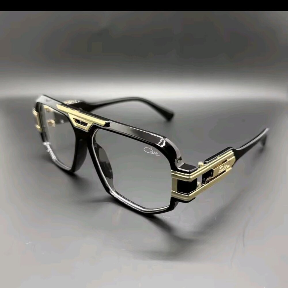 Cazal Black and Gold Sunglasses
